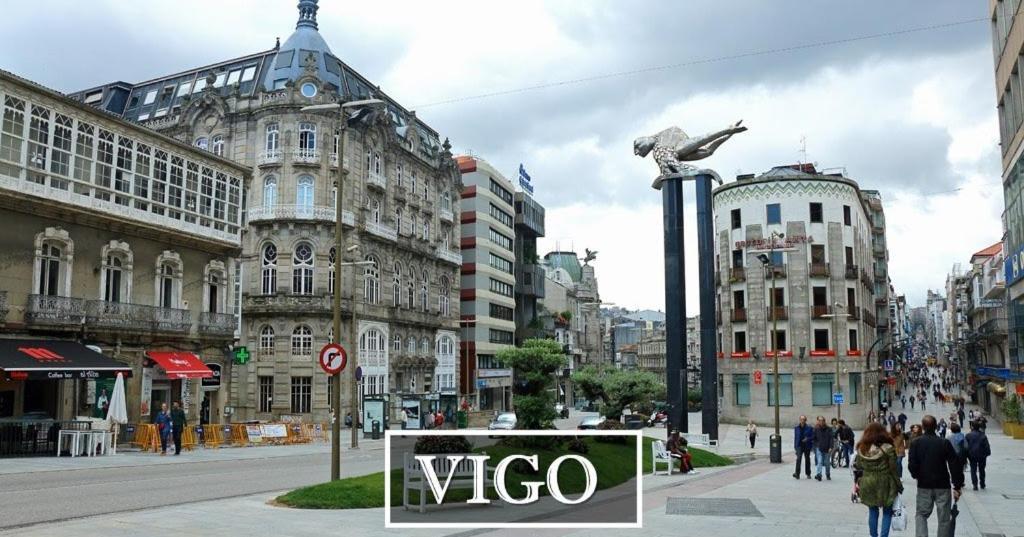 Apartamento Vacacional En Playa Del Vao - Corujo Vigo Eksteriør bilde